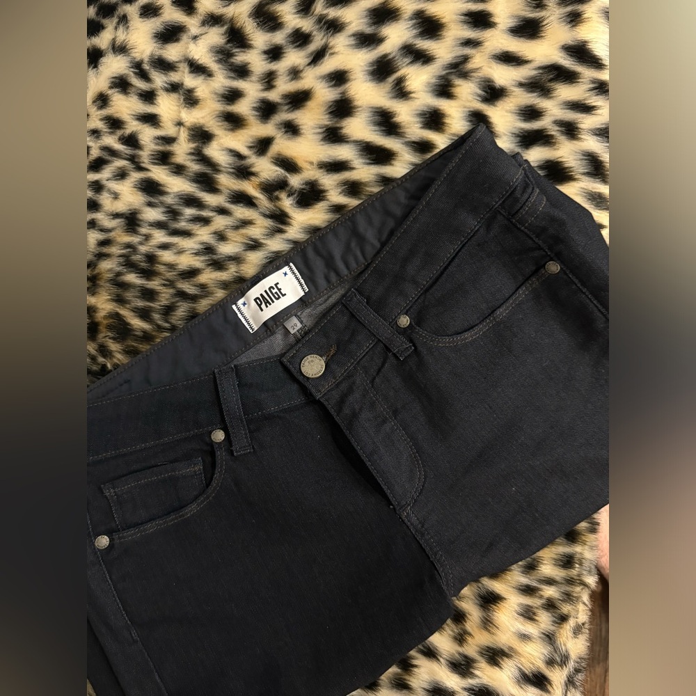 PAIGE Black Verdugo Ankle Skinny Jeans